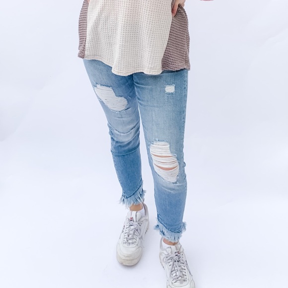 Mid Rise Ankle Skinny Jeans - Picture 13 of 14